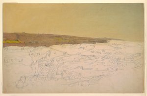 绘图，耶路撒冷，全景，1868 年 4 月（？ 作者 弗雷德里克·埃德温·丘奇