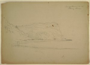 素描，"猴洞"，1851 年 作者 弗雷德里克·埃德温·丘奇