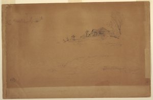 绘画，1857 年 6 月 10 日，厄瓜多尔瓜兰达附近 作者 弗雷德里克·埃德温·丘奇