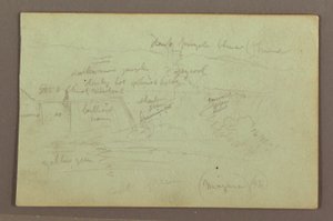 绘画，《从加拿大一侧看尼亚加拉大瀑布》，1856 年 作者 弗雷德里克·埃德温·丘奇