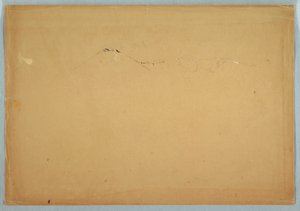 素描，缅因州卡塔丁山轮廓，约 1856-60 年 作者 弗雷德里克·埃德温·丘奇