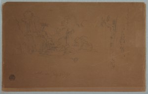 绘画，厄瓜多尔，萨贝里塔，1857 年 7 月 23 日 作者 弗雷德里克·埃德温·丘奇