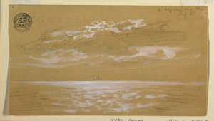 素描，海景，纽芬兰，1859 年 7 月 6 日 作者 弗雷德里克·埃德温·丘奇