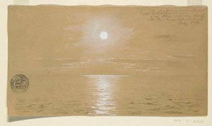 素描，海景，纽芬兰，1859 年 7 月 6 日，1859 年 作者 弗雷德里克·埃德温·丘奇