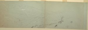 素描，速写，牙买加布卢克斯堡，1865 年 作者 弗雷德里克·埃德温·丘奇