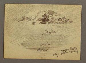 素描，中东素描，包括苏伊士运河，1868 年 1 月 作者 弗雷德里克·埃德温·丘奇