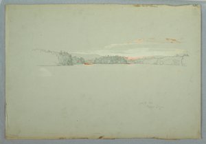 绘图，上汤格湖，1879 年 10 月 1 日 作者 弗雷德里克·埃德温·丘奇