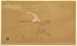 绘画，火山，桑盖，1857 年 7 月 11 日 作者 弗雷德里克·埃德温·丘奇