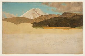 钦博拉索山和瓜兰达，厄瓜多尔 作者 弗雷德里克·埃德温·丘奇