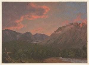 夕阳下的山景 作者 弗雷德里克·埃德温·丘奇