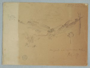 厄瓜多尔乔尔耶附近的山景 作者 弗雷德里克·埃德温·丘奇