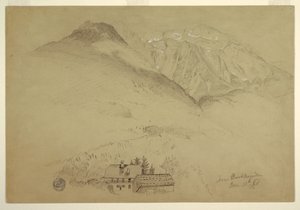 巴伐利亚贝希特斯加登附近的戈尔山和布雷特山 作者 弗雷德里克·埃德温·丘奇