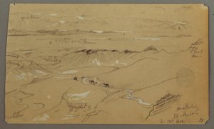 Wady el-Arabah全景 作者 弗雷德里克·埃德温·丘奇