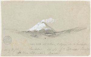 从厄瓜多尔圣安东尼奥庄园眺望科塔帕希火山 作者 弗雷德里克·埃德温·丘奇