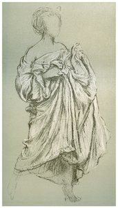 瑞香的研究，c1880-1882 作者 弗雷德里克·莱顿