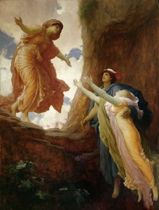 Persephone的归来，约1891年（布面油画） 作者 弗雷德里克·莱顿