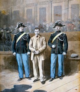 意大利无政府主义者和刺客Sante Jeronimo Caserio的审判，1894年