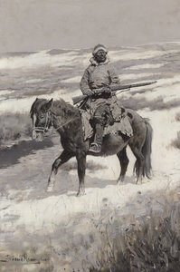 满洲土匪，摄于1904年 作者 弗雷德里克·雷明顿