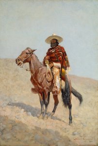 一个墨西哥骑兵，1890年。 作者 弗雷德里克·雷明顿