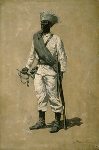 戈麦斯人之一，1899年 作者 弗雷德里克·雷明顿