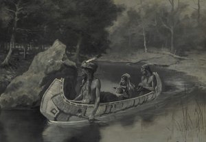 把它纯粹扔进河里。 。 。 1889年夏天仍然可以看到的地方。 作者 弗雷德里克·雷明顿