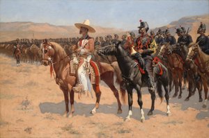 墨西哥少校》，1889年。 作者 弗雷德里克·雷明顿