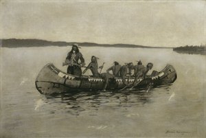 这是一次致命的登船，1898年。 作者 弗雷德里克·雷明顿