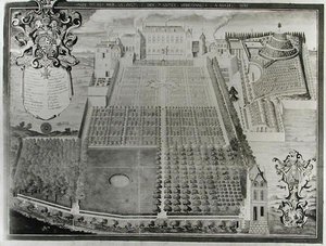 国王药用植物园，1636年 作者 弗雷德里克·斯卡尔伯格
