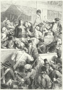 普雷里亚尔三年暴动，巴黎，1795 年 5 月 20 日（雕刻）