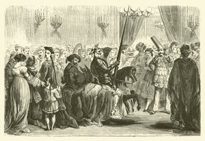 Masked ball of the Grande Monde: entrance of Don Quixote (engraving) 作者 弗雷德里克·西奥多（后）里克斯