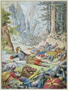 罗兰死于朗斯瓦洛战役 作者 Frederic Theodore Lix