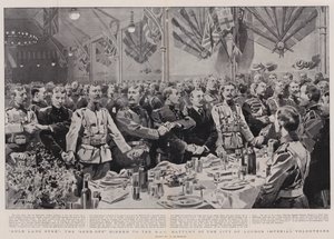 Auld Lang Syne，伦敦金融城帝国志愿者HAC电池的送餐晚宴 作者 Frederic de Haenen