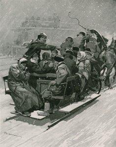 公共雪橇，半便士票价 作者 弗雷德里克·德·哈嫩