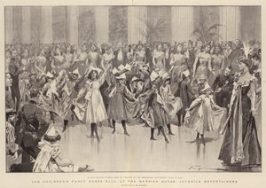 孩子们的化装舞会在Mansion House，Juvenile Entertainers 作者 弗雷德里克·德·哈嫩
