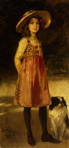 艺术家的女儿的肖像，希尔德，1913年