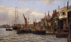 利姆豪斯的河》，约1890年 作者 弗雷德里克·温克菲尔德