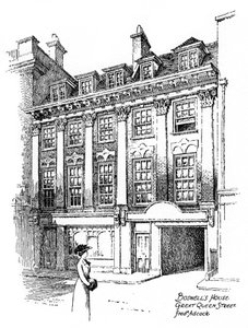 詹姆斯·博斯威尔斯（James Boswells）的房子，大皇后街，伦敦考文特花园，1912年 作者 弗雷德里克·阿科克（Frederick Adcock）