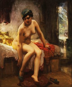 一个阿尔及利亚的妓女， 作者 弗雷德里克·亚瑟·布里奇曼