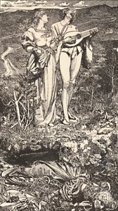 Amor Mundi.摘自克里斯蒂娜-罗塞蒂的诗集，约1850-1900年，1923年