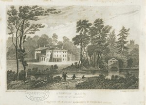 比什顿大厅：雕刻，nd [？c1830s] 作者 弗雷德里克·卡尔弗特（Frederick Calvert）