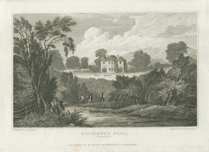 达拉斯顿堂（Darlaston Hall）：版画，[c 1830] 作者 弗雷德里克·卡尔弗特（Frederick Calvert）