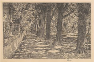 伊斯特安普顿，1917年。