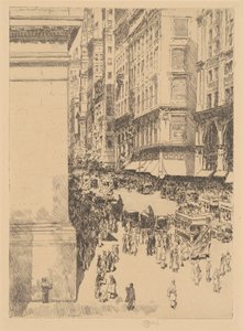 第五大道，中午，1916年。