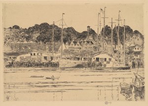 内港，格洛斯特，1923年。
