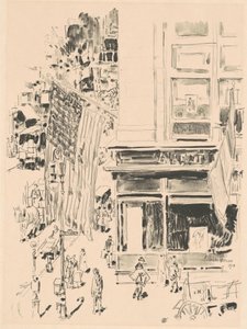 拉斐特街，1918年。