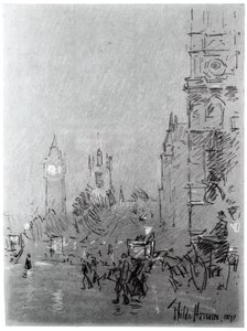 伦敦，晚报，1897。