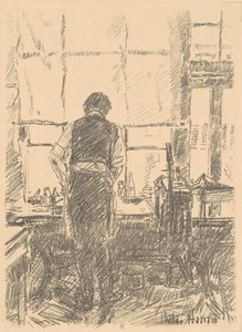 约瑟夫-彭内尔的画像，1917年。