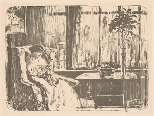 宽大的幕布》，1918年。