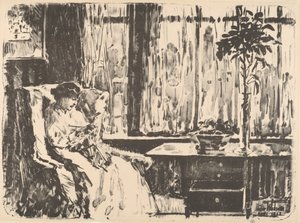 宽大的幕布》，1918年。