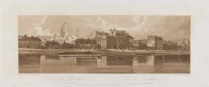 万神殿的景观，取自 Arseal 1803； 图版 12 来自《巴黎风景》，该图版的伊曼纽尔卷描摹 1981.25.2621